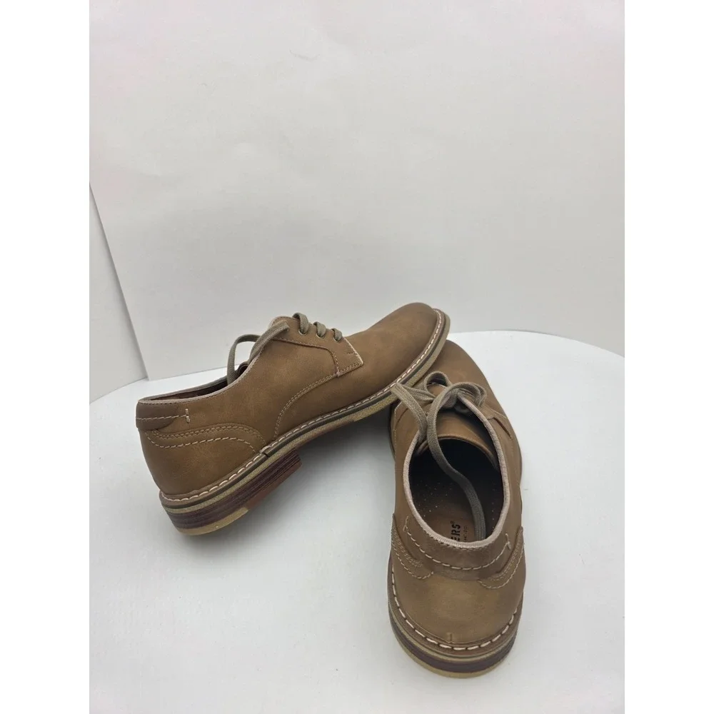 Dockers Mens Martin Oxford Brown Tan Business Casual Church Tie-up Size‎ 7 M